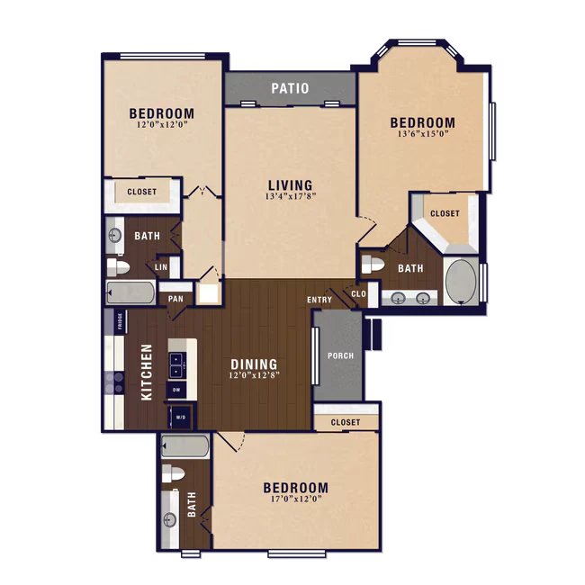 C1 1002 floor plan