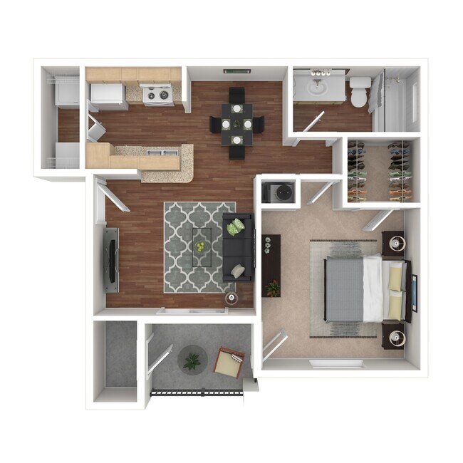 Unit 0735 floor plan