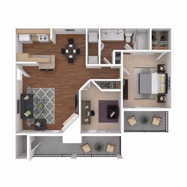 Unit 0433 floor plan