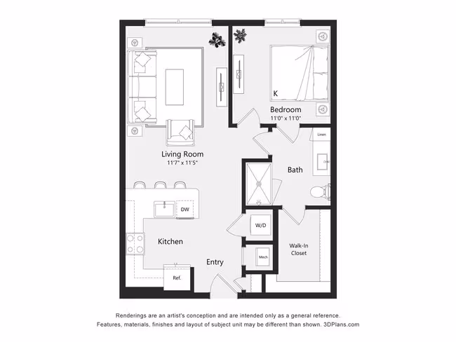 Unit 510 floor plan