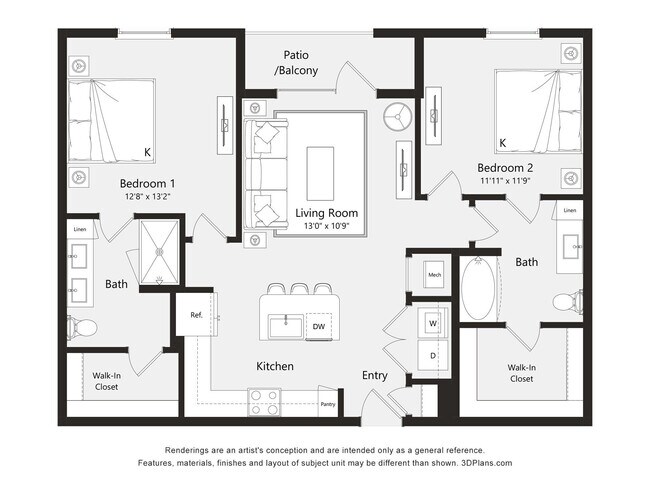 Unit 501 floor plan