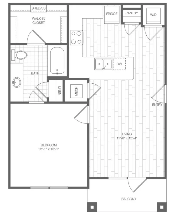 Unit 6111 6111 floor plan