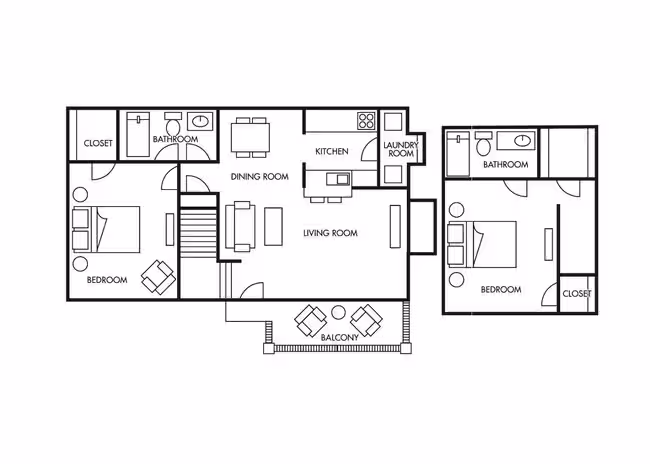D-2X2 907 floor plan