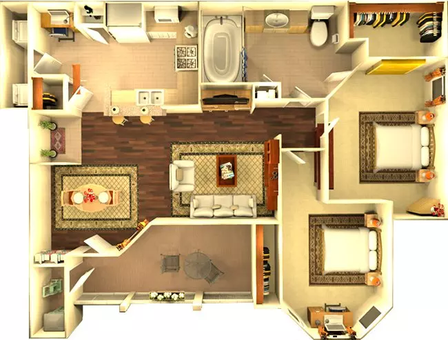 Unit 1722 1722 floor plan