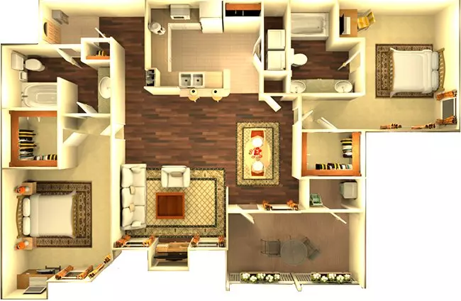 Unit 1037 1037 floor plan