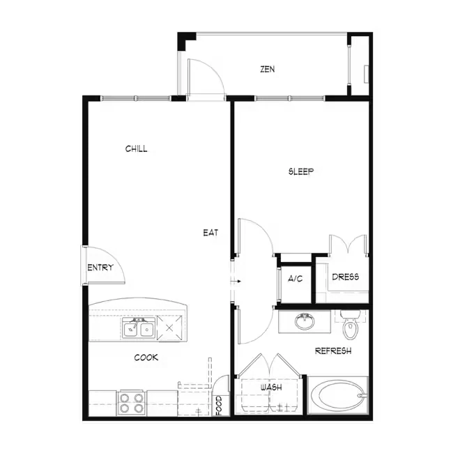 A1 11305 floor plan
