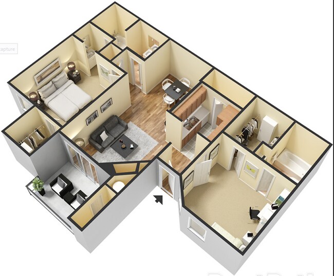 Unit 0414 floor plan