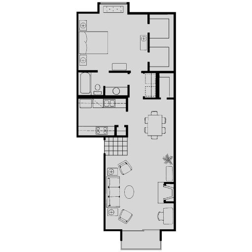 Unit 1905 0109 floor plan