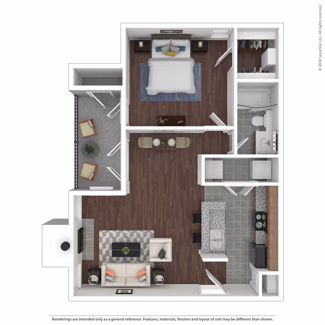 Unit 723PT floor plan