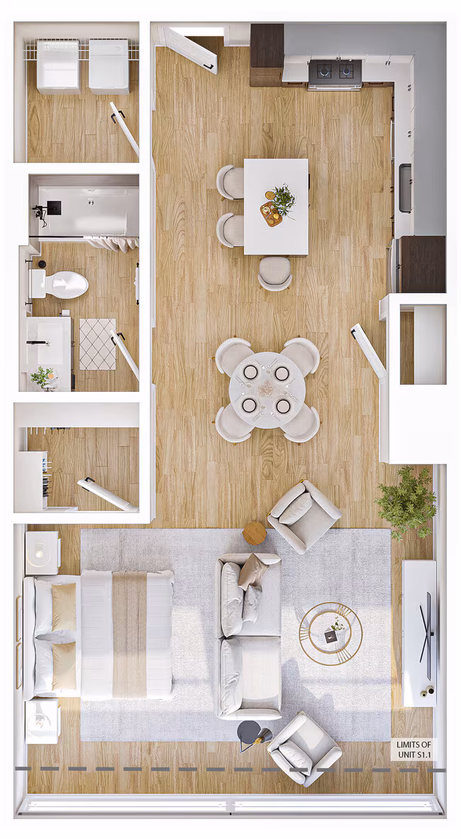Unit 1110 1110 floor plan