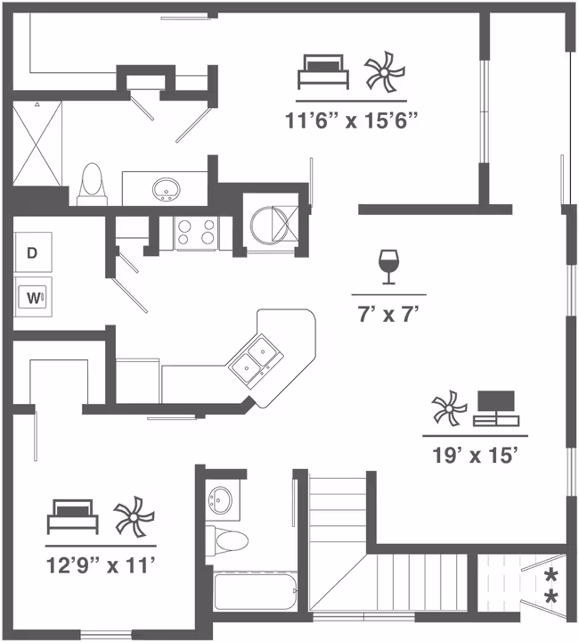B1UG 6107 floor plan