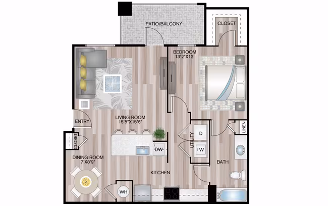 Unit 18204 floor plan