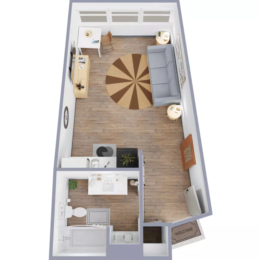 Addison - The Addison 520 floor plan
