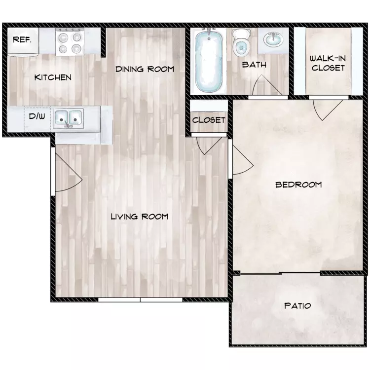 Unit 1621 2308 floor plan