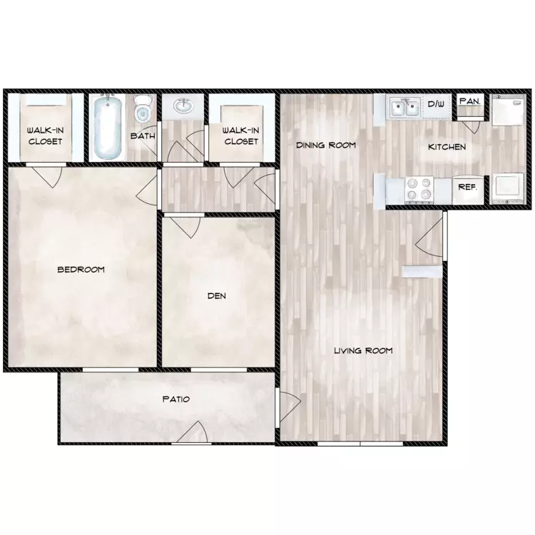 D 2-1 2702 floor plan