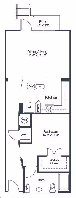 Unit 3034 floor plan