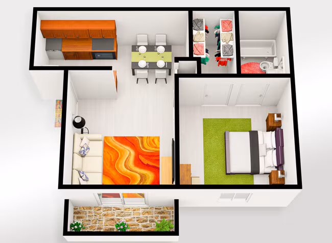 Unit 1610 floor plan