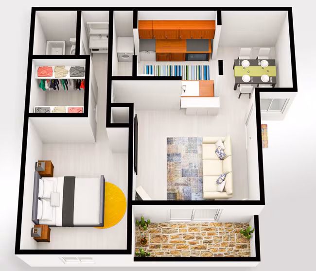 Unit 1511 floor plan