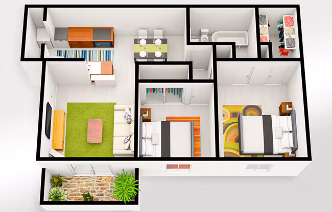Unit 2014 floor plan