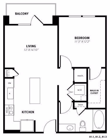 A1 6321 floor plan