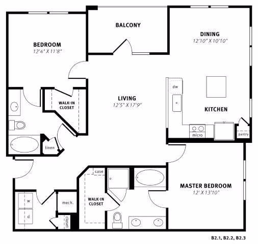 B2 2202 floor plan