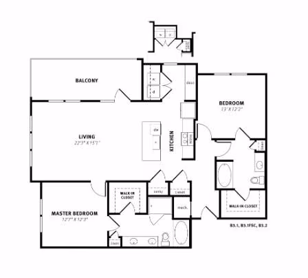 B3 1338 floor plan