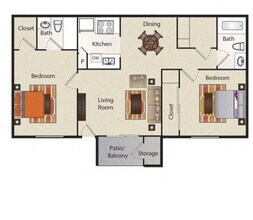 B3 2008 floor plan