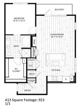 A13 2101 floor plan