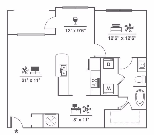 A7 5110 floor plan