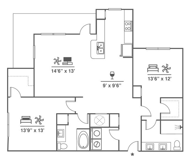B5 2302 floor plan