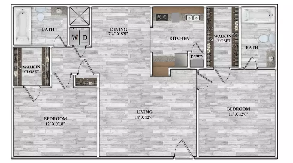 Unit 318 318 floor plan
