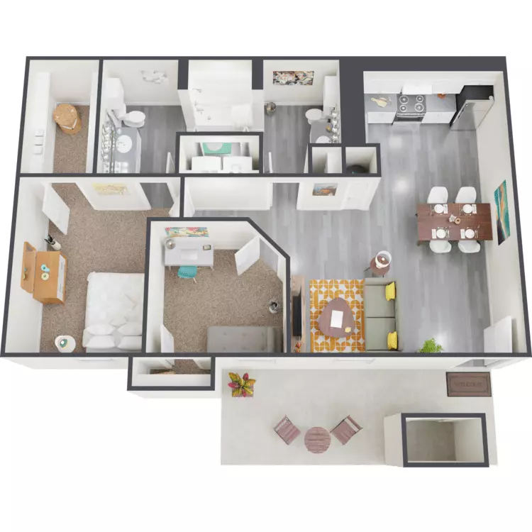 Unit 1720 1720 floor plan