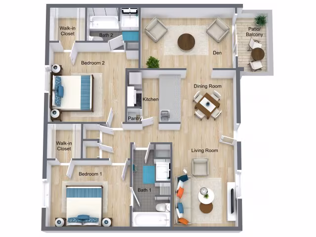Lexington 9-606 floor plan