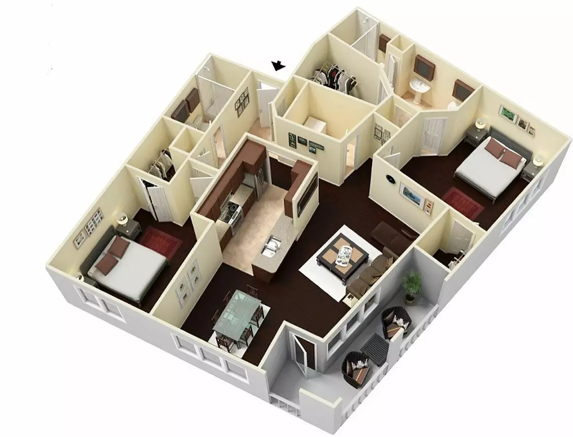 Midtown Midrise 01-P255 floor plan