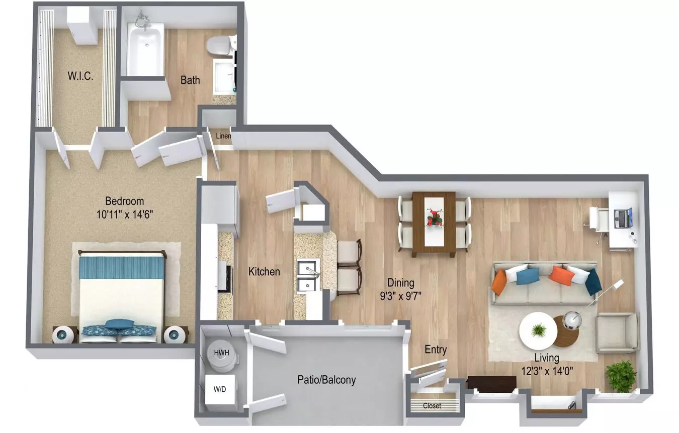 A-4 312 floor plan