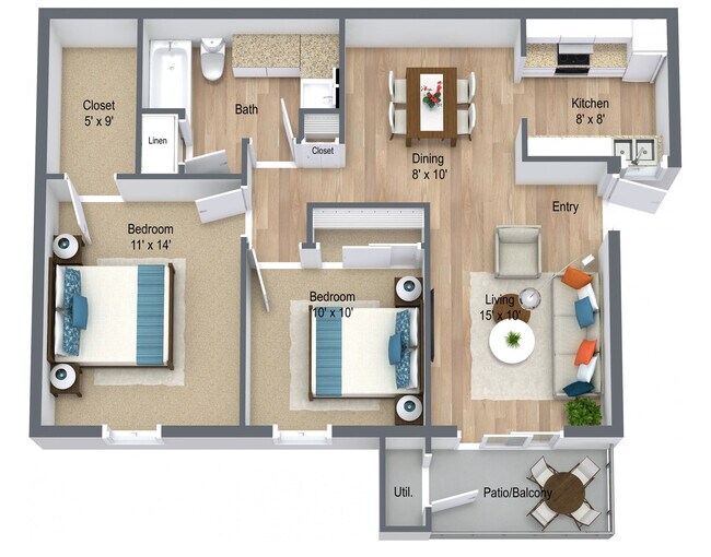 B-2 2113 floor plan