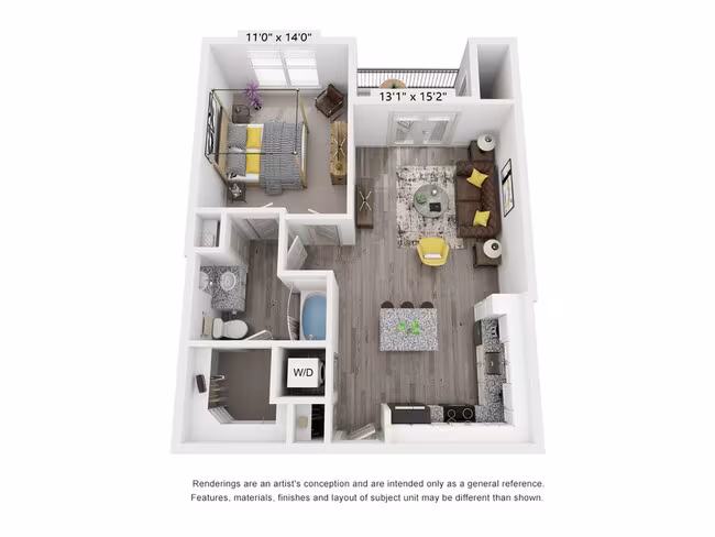 A1 1124 floor plan