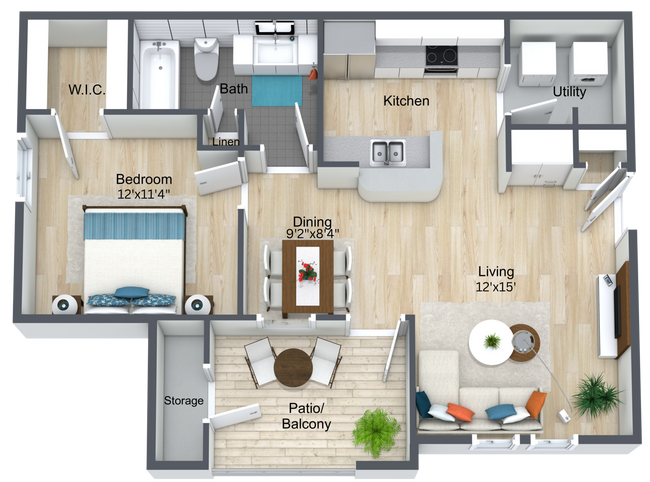 Unit 927 floor plan