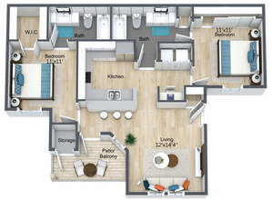Whitney 1228 floor plan