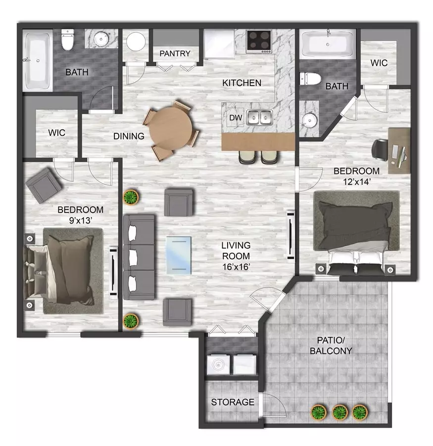 Unit 0134 0134 floor plan