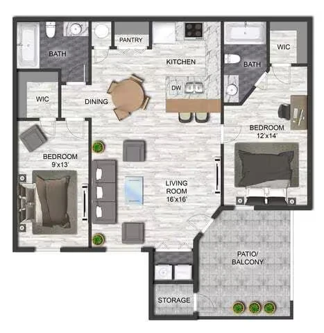 Unit 0921 0921 floor plan