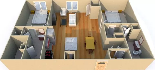 West Ridge Loft 01-407 floor plan