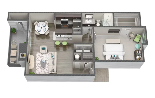 A 2101 floor plan