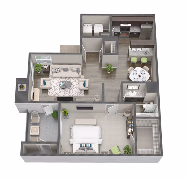 B 2105 floor plan