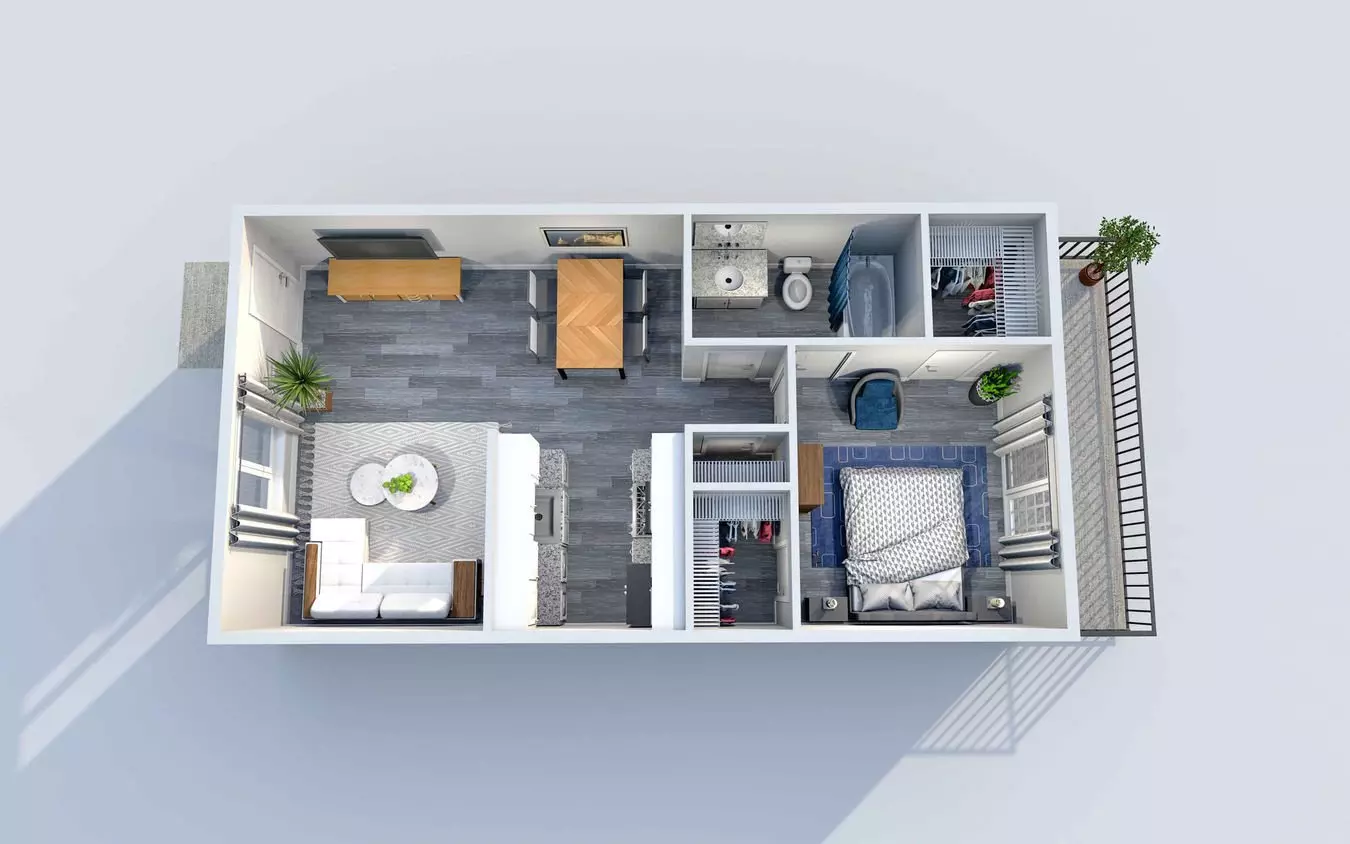 A4 1x1 419 floor plan