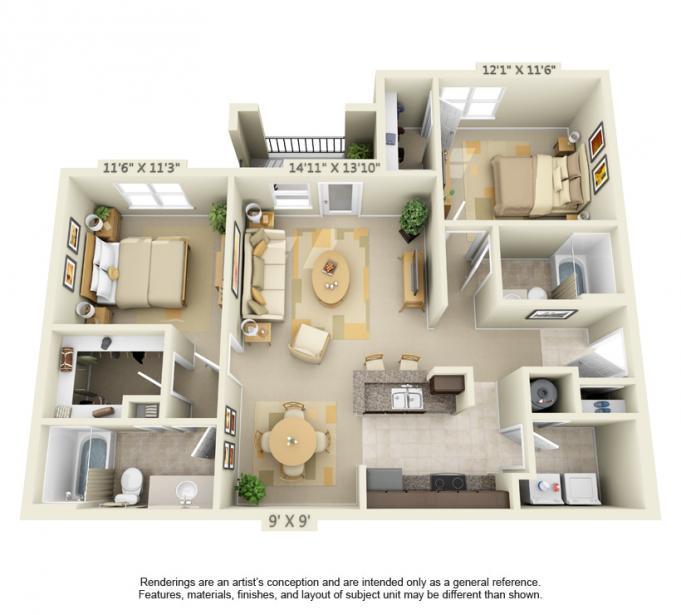Unit - 0806 floor plan
