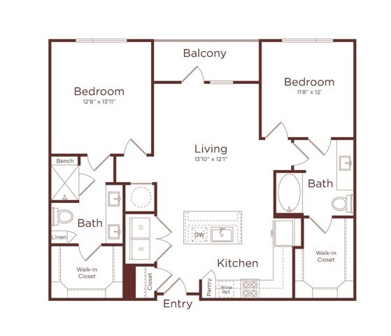 Unit 532 532 floor plan