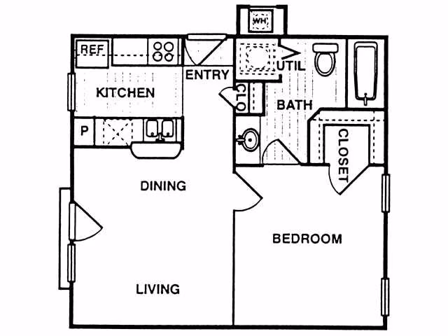 A 434 floor plan