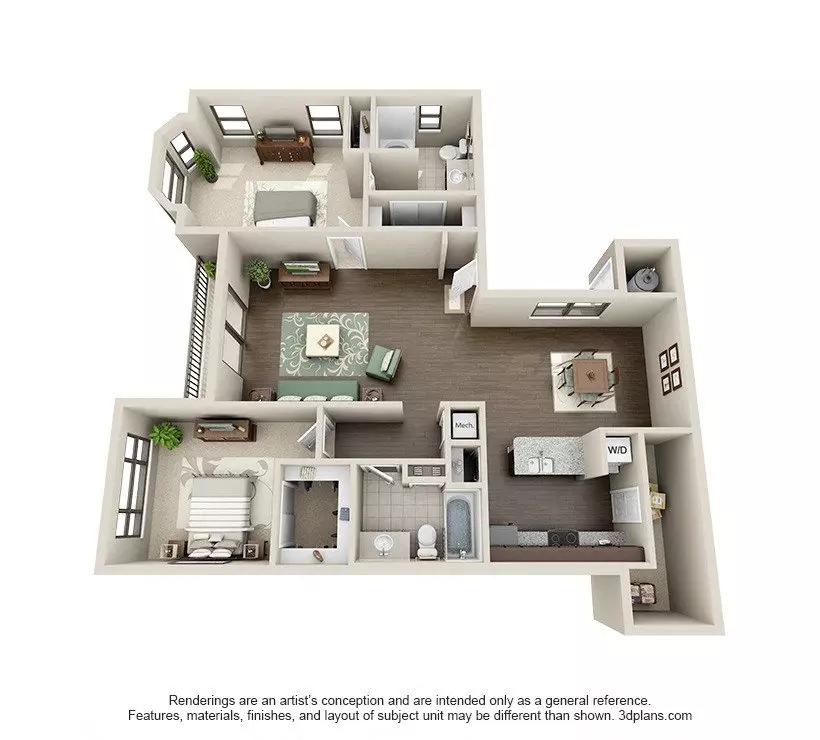 B3 3702 floor plan