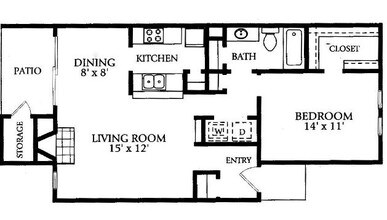 Apartment 1203 floor plan